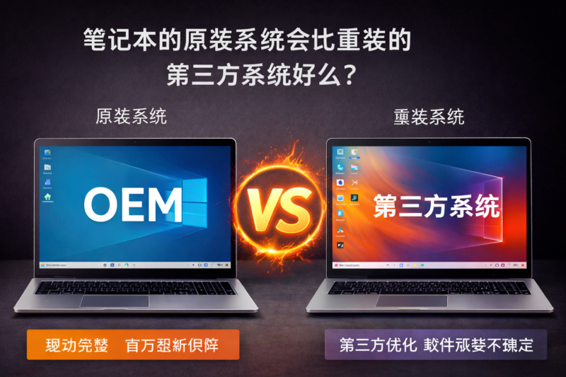 笔记本的原装系统会比重装的第三方系统好么?-宇程系统站