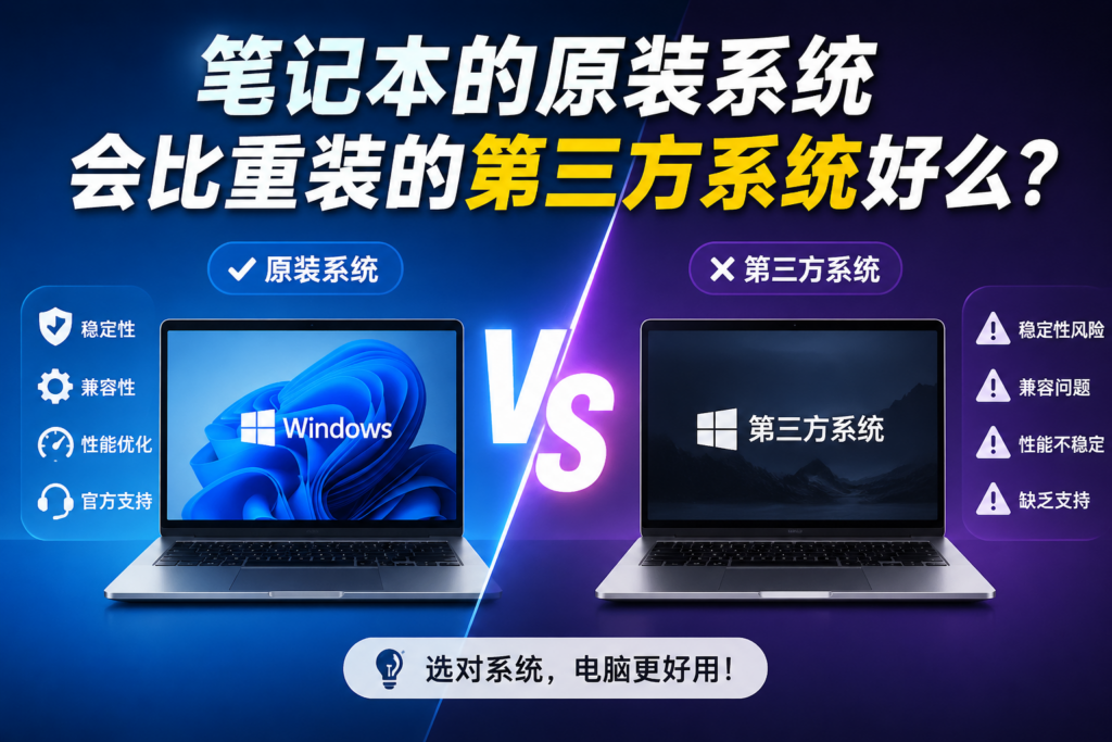 图片[1]-笔记本的原装系统会比重装的第三方系统好么?-宇程系统站