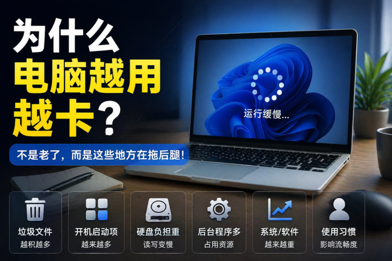为什么电脑越用越卡?其实不是“老了”,而是这些地方在拖后腿-宇程系统站