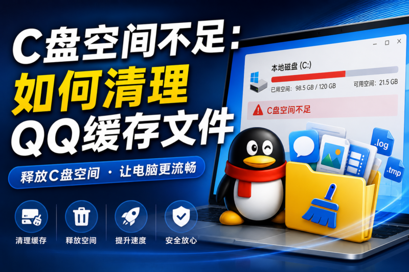 C盘空间不足：如何清理QQ缓存文件-宇程系统站