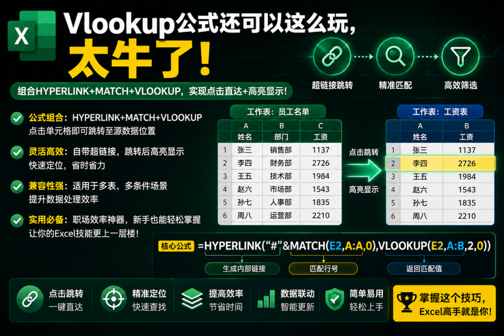 图片[1]-Vlookup公式还可以这么玩，太牛了!-宇程系统站