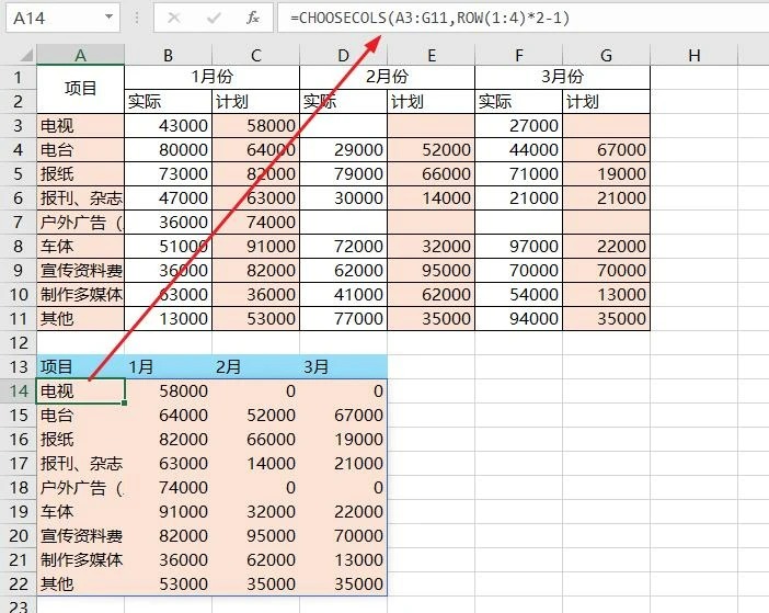 图片[5]-Excel新函数ChooseCols，超牛的表格拆分函数！-宇程系统站