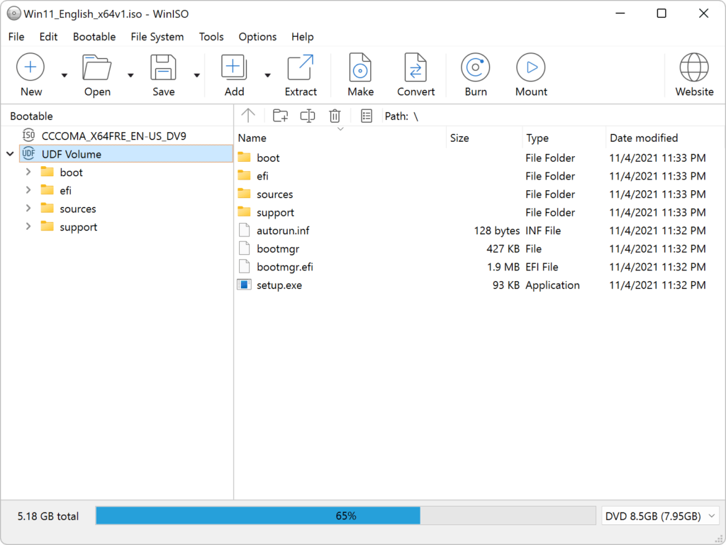 图片[1]-ISO光盘映像工具 WinISO v7.1.1.8357 中文免费版-宇程系统站