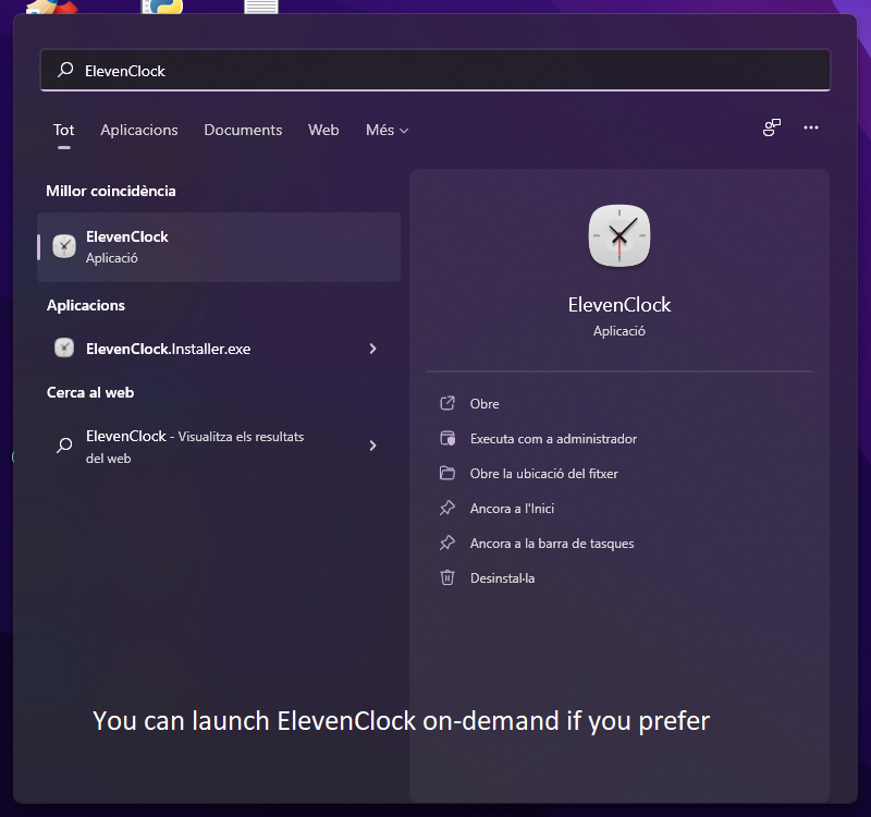 图片[1]-Windows11时钟增强工具 ElevenClock 4.4.1.1 中文免费版-宇程系统站
