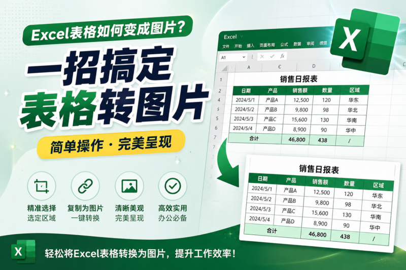 Excel表格如何变成图片?-宇程系统站