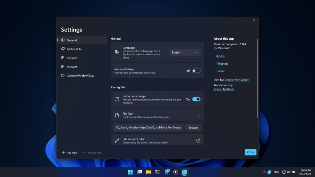 图片[1]-界面设置工具 MicaForEveryone v2.0.5.0-宇程系统站