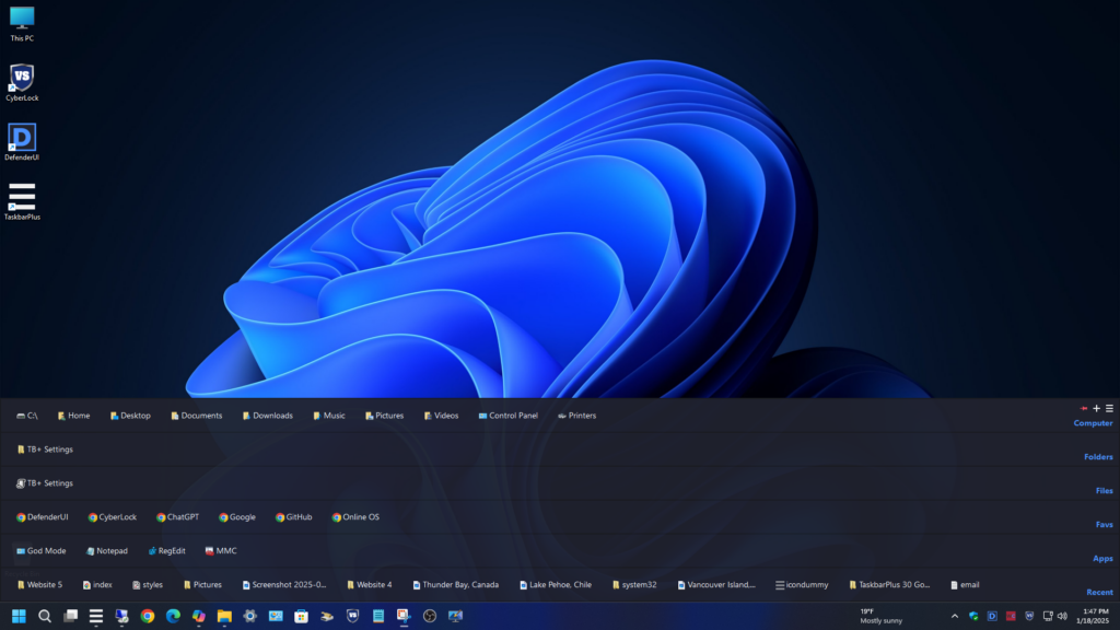 图片[1]-桌面增强工具 TaskbarPlus v0.59 便携版-宇程系统站