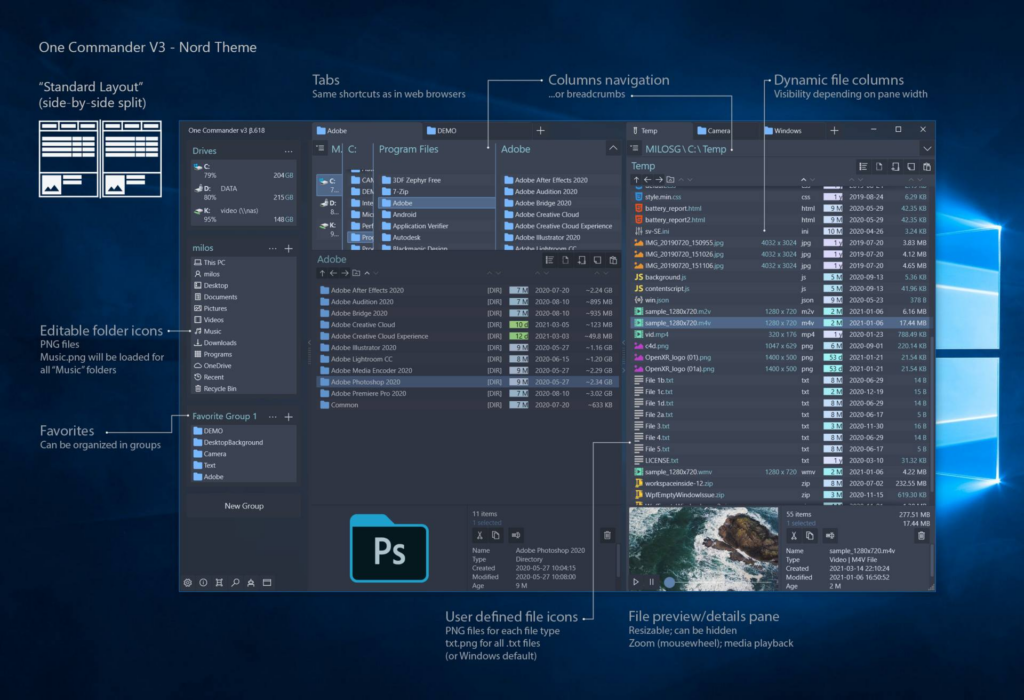 图片[1]-高颜值文件管理器 One Commander v3.108.0.0 中文版-宇程系统站